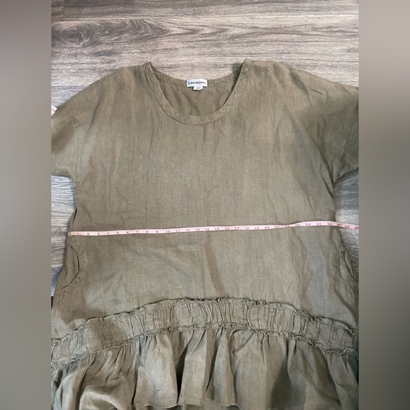 B. Hadikusumo 100% Linen Top One Size Fits All - Picture 11 of 15